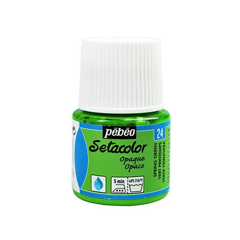 Farba do tkanin Pebeo Setacolor 45ml, Zielona/24 Spring Green